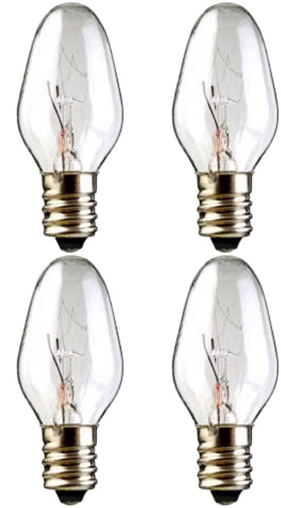 Obi 15W Light Bulbs, Wax Warmers Night Lights Himalayan Salt Lamps (4 Pack)