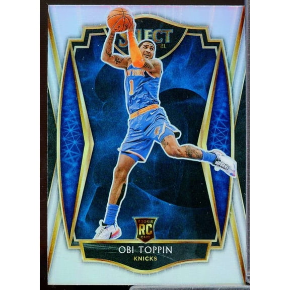 Obi Toppin Rookie Card 2020-21 Select Prizms Silver #187
