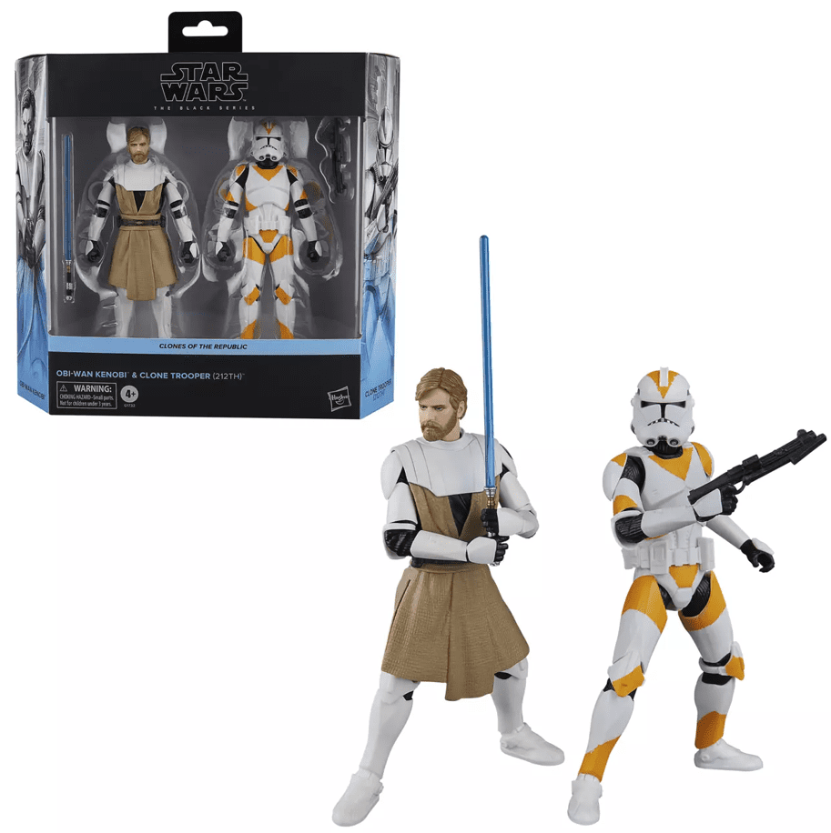 Obi-Wan Kenobi & Clone Trooper (212th) Action Figure Set Star Wars: The Black Series