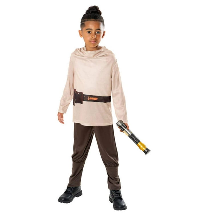 Obi Wan Kenobi Kids Costume with Lightsaber TV Show Obi Wan Kenobi Kids Costume with Lightsaber TV Show