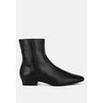 thumbnail image 1 of Obita Flared Heel Genuine Leather Boots, 1 of 10