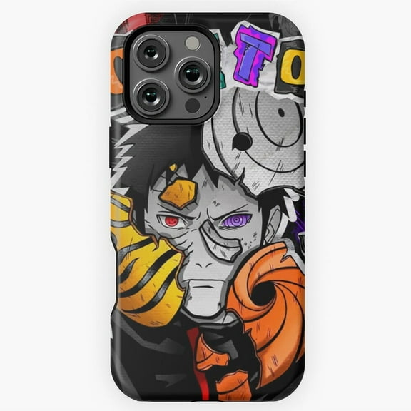 Obito Naruto Art Print Anime Manga Phone Case for iPhone 16 15 14 13 12 11 Pro Max