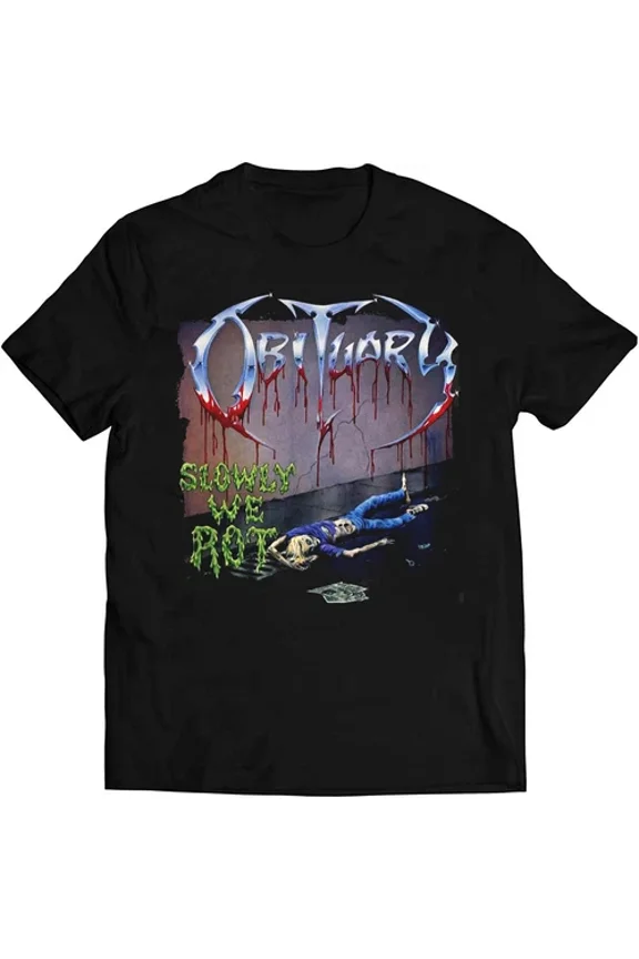 Obituary Band Slowly We Rot Unisex T-Shirt All Size S To 5Xl