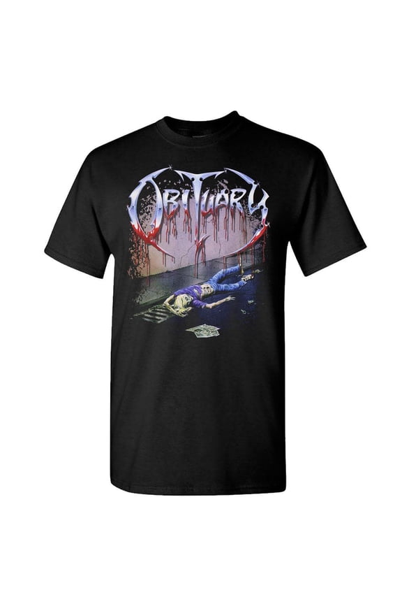 Obituary Slowly We Rot Adult T-Shirt