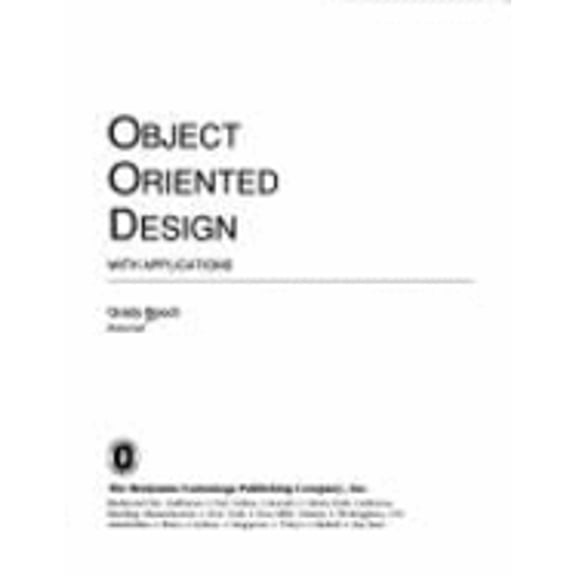 Pre-Owned Object Oriented Design with Applications (Hardcover) by Grady Booch