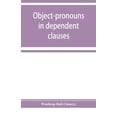 thumbnail image 1 of Object-pronouns in dependent clauses. A study in old Spanish word-order, (Paperback), 1 of 1