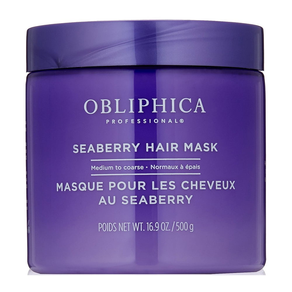 Obliphica Professional Seaberry Hair Mask, Medium to Coarse - 16.9oz/500g