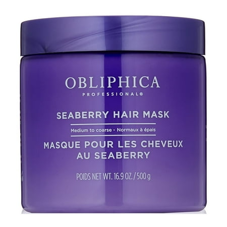 Obliphica Professional Seaberry Hair Mask, Medium to Coarse - 16.9oz/500g
