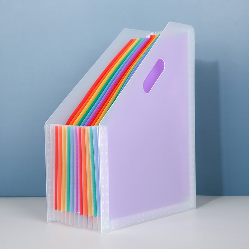 Oblique mouth vertical organ bag a4 large capacity student test paper