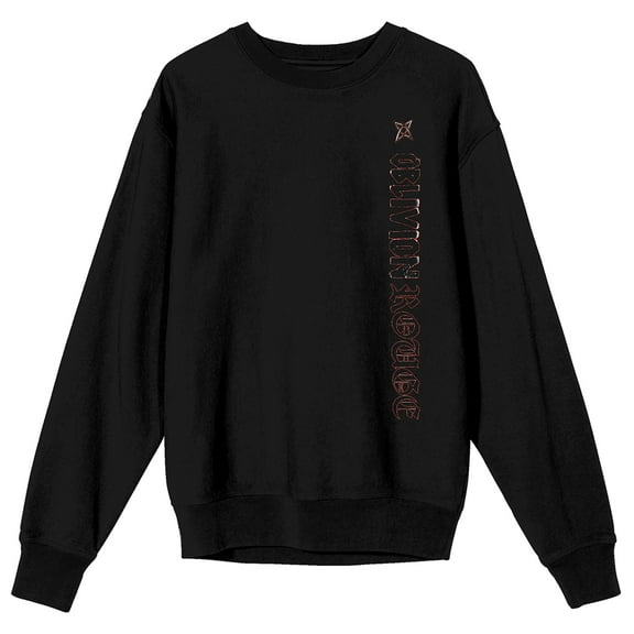 Oblivion Rogue Oumi & Äissa Adult Black Crew Neck Long Sleeve Sweatshirt-XXL