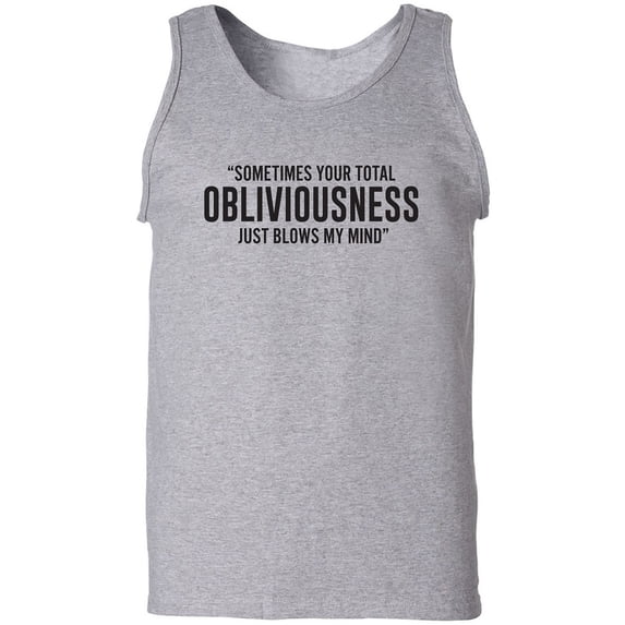 Obliviousness Adult Tank Top