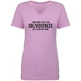 thumbnail image 1 of Obliviousness Womens V-Neck T-Shirt, 1 of 3