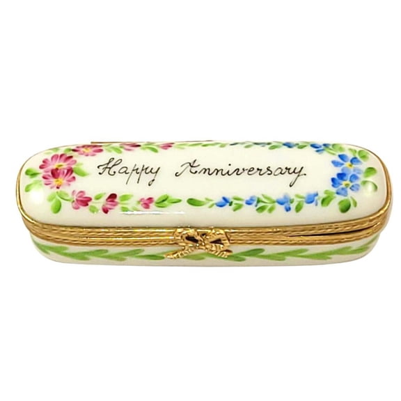 Happy Anniversary Gift for Couples Limoges Box Porcelain Figurine