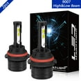thumbnail image 1 of Obndvu 2x 9007 High&Low Beam for Nissan Frontier 1998-2019 LED Headlight Bulbs 6000K White, 1 of 9