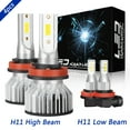 thumbnail image 1 of Obndvu 4pcs H11 High Low Beam for Nissan X-Trail 2015-2019 LED Headlight Bulb 6000K White, 1 of 17