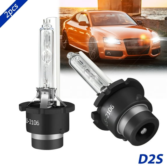 Obndvu D2S Xenon HID Headlight Bulbs for Volvo S40 2005-2007 Low Beam 6000K Cool White 2pcs