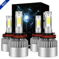 thumbnail image 1 of Obndvu for Toyota Tacoma 2016-2020 LED Headlight H11/H9 High&Low Light Bulb Kit 4pcs, 1 of 6