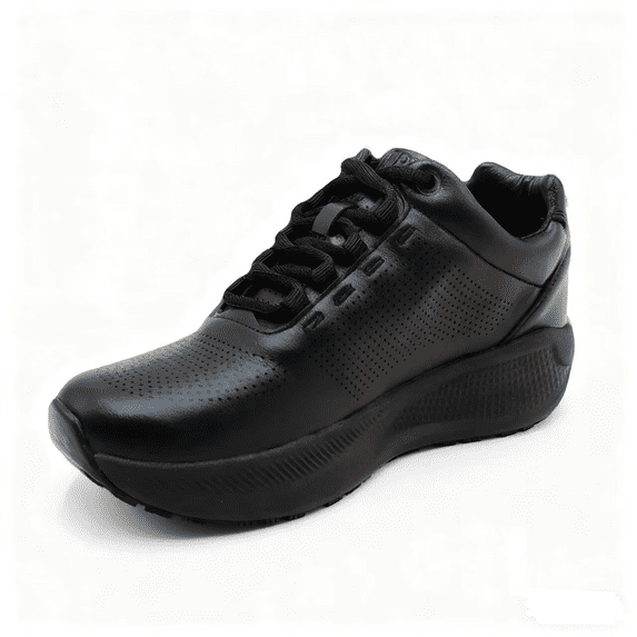 Obnoxi Non Slip Work Shoes for Men Food Service Arch Support Chef Slip Resistant Shoes size 7.5