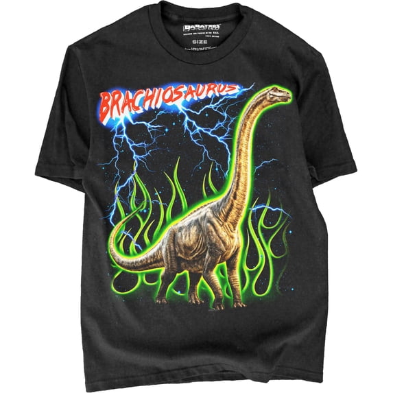 Obnoxious Brachiosaurus Graphic Tee Comfort Colors - Retro 80s & 90s Style for Fun Fashion