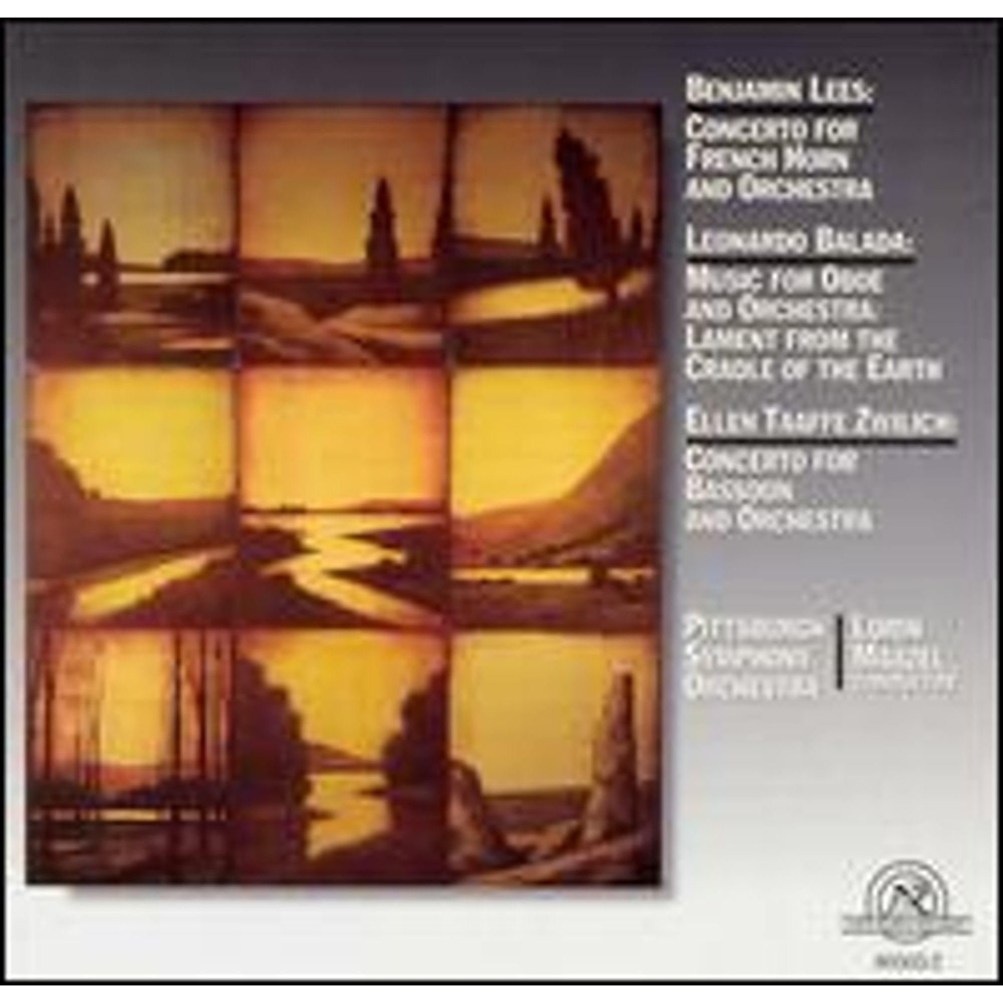 Lees: Concerto for French Horn & Orchestra; Balada: Music for Oboe & Orchestra; Zwilich: Concerto (CD) by Cynthia Koledo DeAlmeida (oboe), William Caballero (horn), Pittsburgh Symphony Orchestra, Lori
