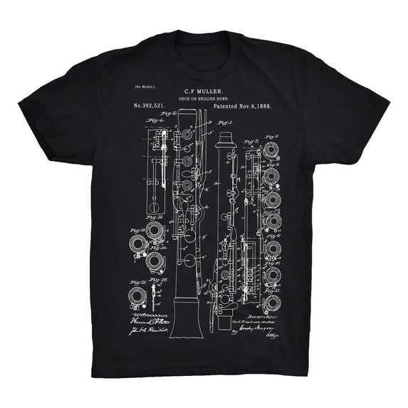 Oboe Patent 100% Cotton Premium T-Shirt