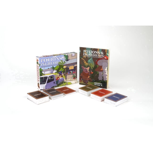Obojima Potions & Ingredients Deck Box, D&D Tabletop RPG Game Card Set ...