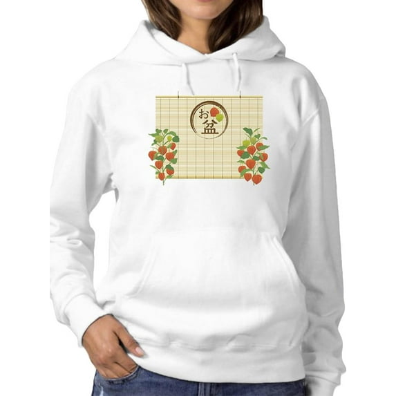Obon Bamboo Blind Frame Hoodie Women -Image by Shutterstock, Female 5X-Large