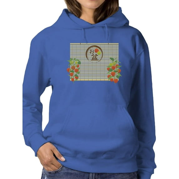 Obon Bamboo Blind Frame Hoodie Women -Image by Shutterstock, Female Small