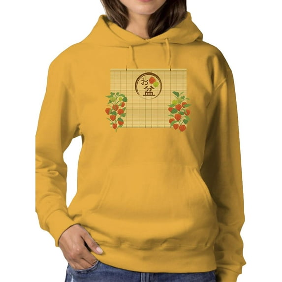 Obon Bamboo Blind Frame Hoodie Women -Image by Shutterstock, Female XX-Large