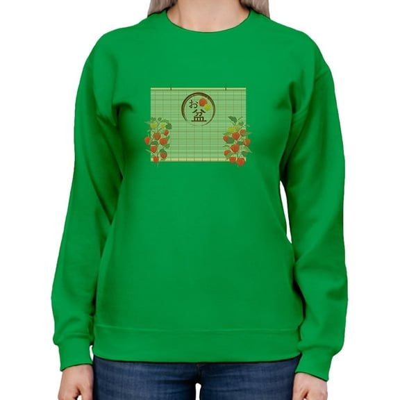 Obon Bamboo Blind Frame Sweatshirt Women -Image by Shutterstock, Female 4X-Large