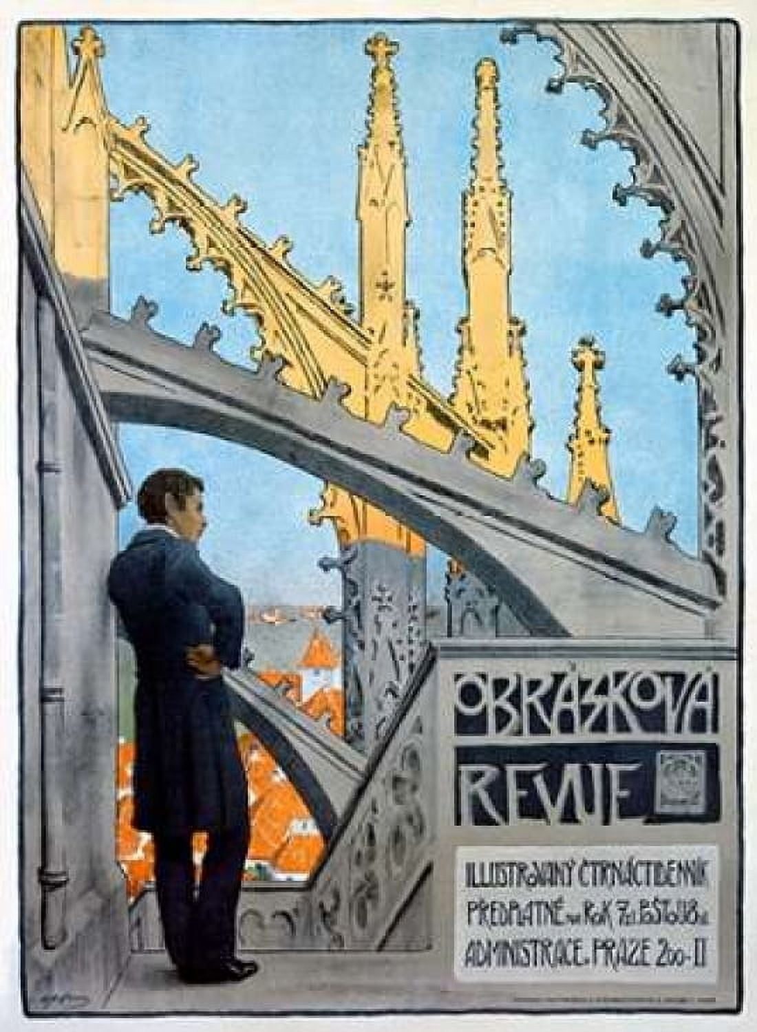 Obrazkova Revue Canvas Art - Arnost Hofbauer (18 x 24)