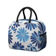 thumbnail image 1 of Obrewu Blue Pioneer Flower Lunch Bag for Adult, Insulated, Leakproof, Oxford Cloth, 1 of 7