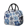 thumbnail image 1 of Obrewu Blue Pioneer Flower Lunch Bag for Adult, Insulated, Leakproof, Oxford Cloth, 1 of 7