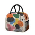 thumbnail image 1 of Obrewu Boho Abstract Art Lunch Bag for Adult, Insulated, Leakproof, Oxford Cloth, 1 of 7