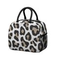 thumbnail image 1 of Obrewu Leopard Print Pattern Lunch Bag for Adult, Insulated, Leakproof, Oxford Cloth, 1 of 7