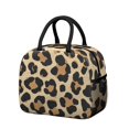 thumbnail image 1 of Obrewu Leopard Print Pattern Lunch Bag for Adult, Insulated, Leakproof, Oxford Cloth, 1 of 7