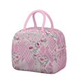 thumbnail image 1 of Obrewu Pioneer Flower Lunch Bag for Adult, Insulated, Leakproof, Oxford Cloth, 1 of 7