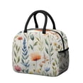 thumbnail image 1 of Obrewu Pioneer Flower Lunch Bag for Adult, Insulated, Leakproof, Oxford Cloth, 1 of 7