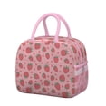 thumbnail image 1 of Obrewu Strawberry Plants Fruit Lunch Bag for Adult, Insulated, Leakproof, Oxford Cloth, 1 of 7