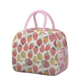 thumbnail image 1 of Obrewu Strawberry Plants Fruit Lunch Bag for Adult, Insulated, Leakproof, Oxford Cloth, 1 of 7