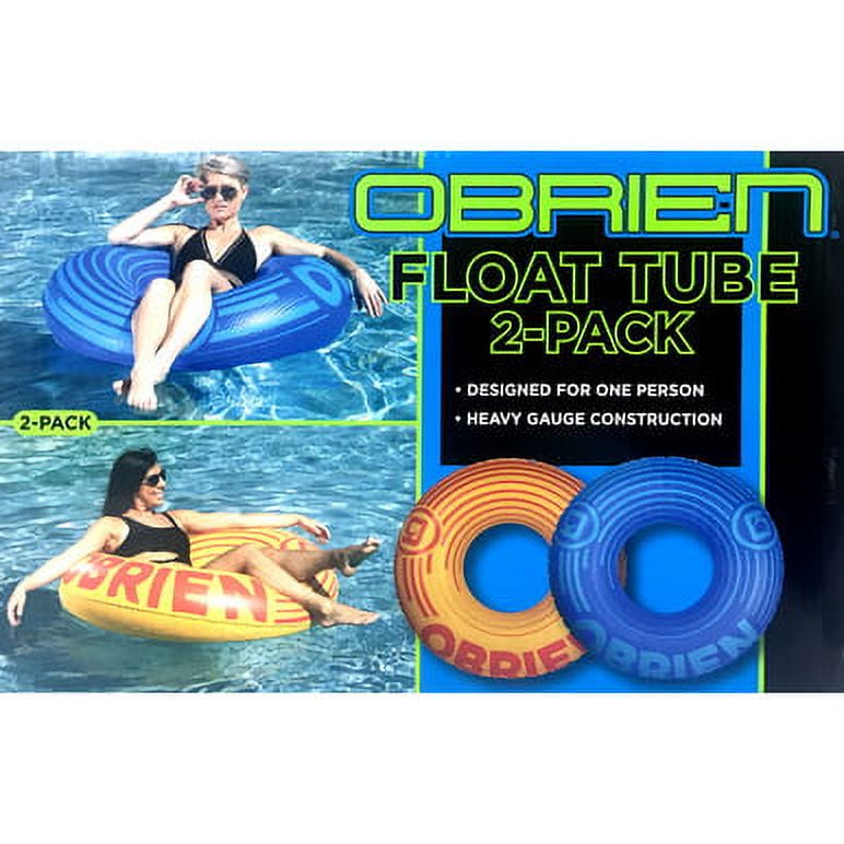 Obrien Pool River Raft Floating Tube (2pack) Heavy Gauge Construction