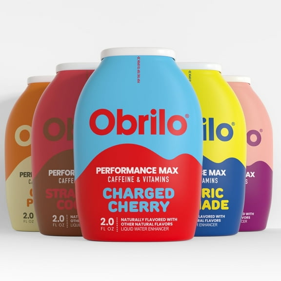 Performance Energy Dye Free Water Enhancer 2.0 Fl. Oz. x 5 Bottles (Variety 5 Pack)