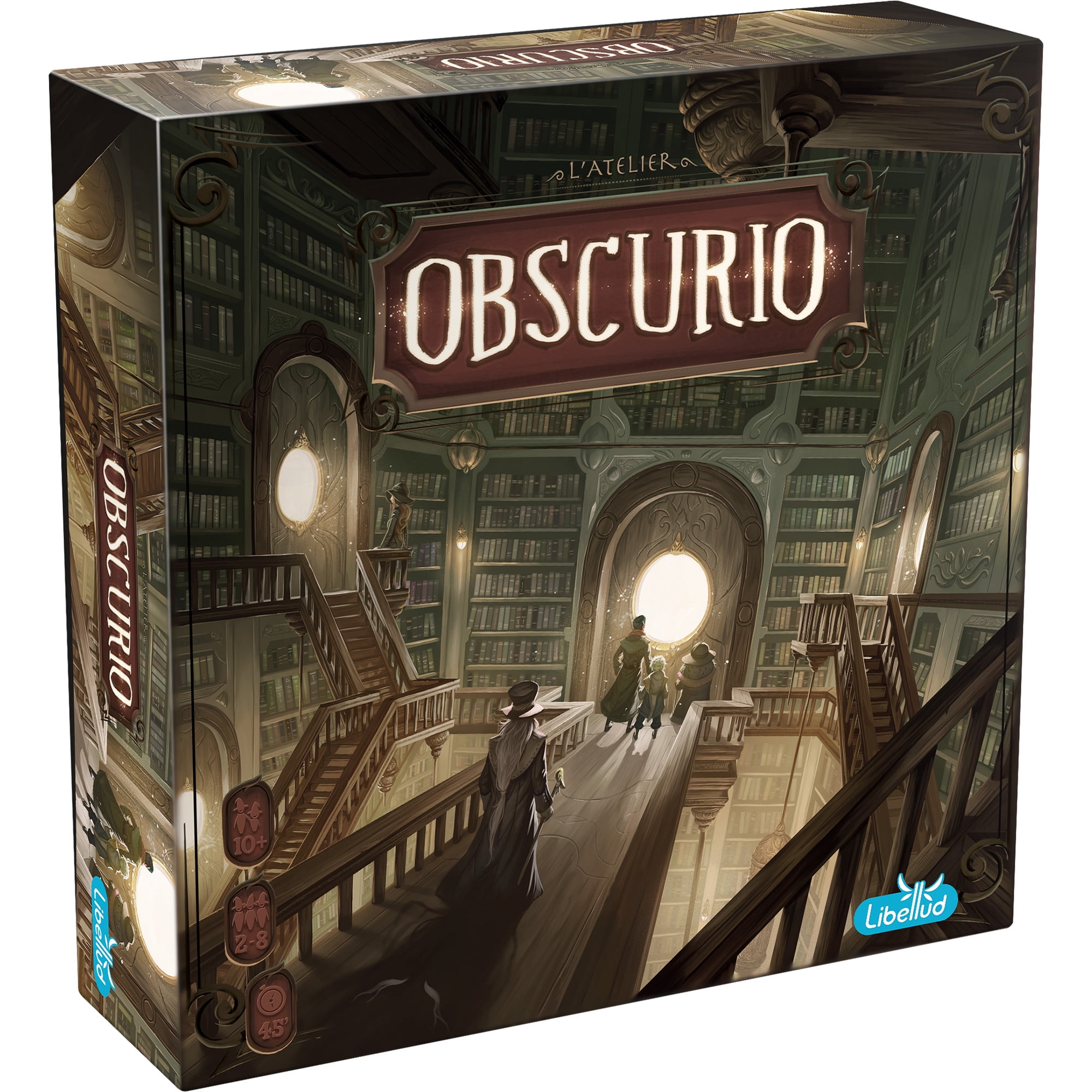 Obscurio Strategy Board Game for Ages 10 and up, from Asmodee