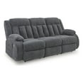 thumbnail image 1 of Signature Design by Ashley Free Wake Gray Power Reclining Sofa, 1 of 9