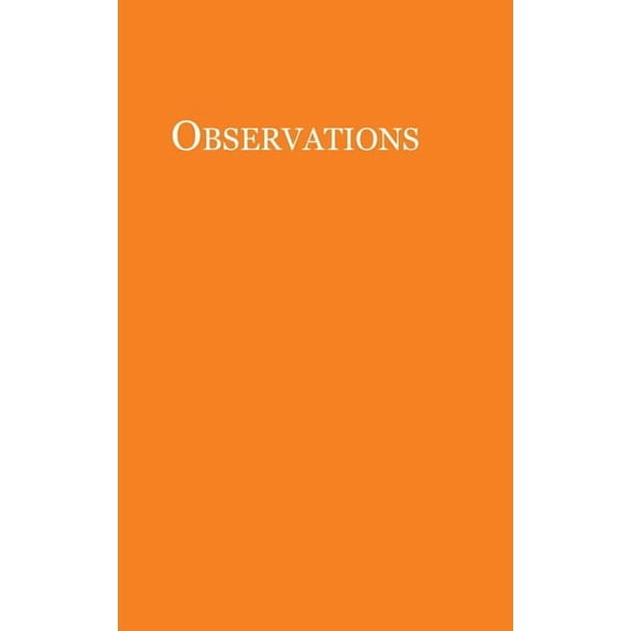 Observations, (Hardcover)