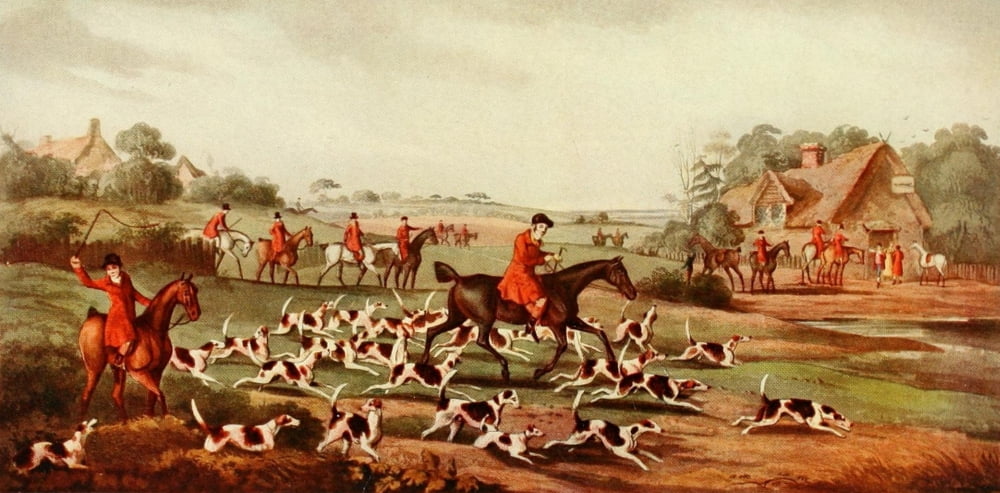 Observations on Fox-hunting 1922 Going to cover Canvas Art - Henry Alken (24 x 36)