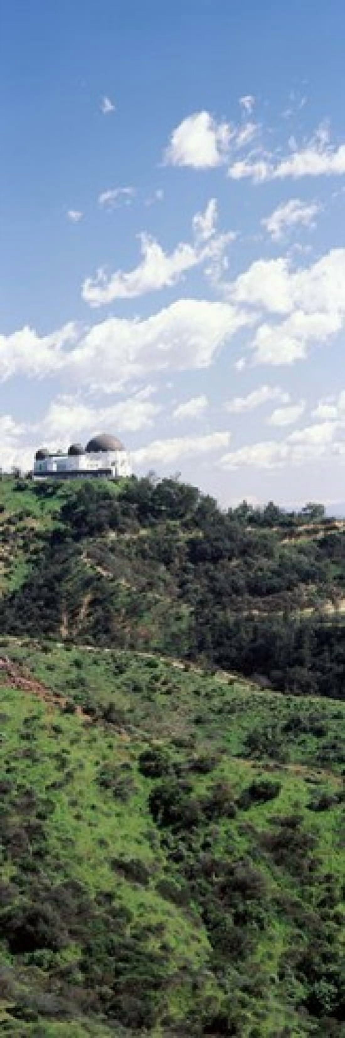 Observatory on a hill Griffith Park Observatory Los Angeles California USA Canvas Art - Panoramic Images (18 x 6)
