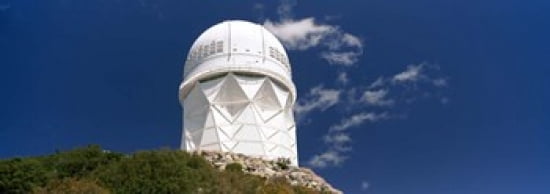 Observatory on a hill Kitt Peak National Observatory Arizona USA Canvas Art - Panoramic Images (36 x 13)