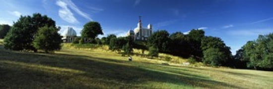 Observatory on a hill Royal Observatory Greenwich Park Greenwich London England Canvas Art - Panoramic Images (36 x 12)