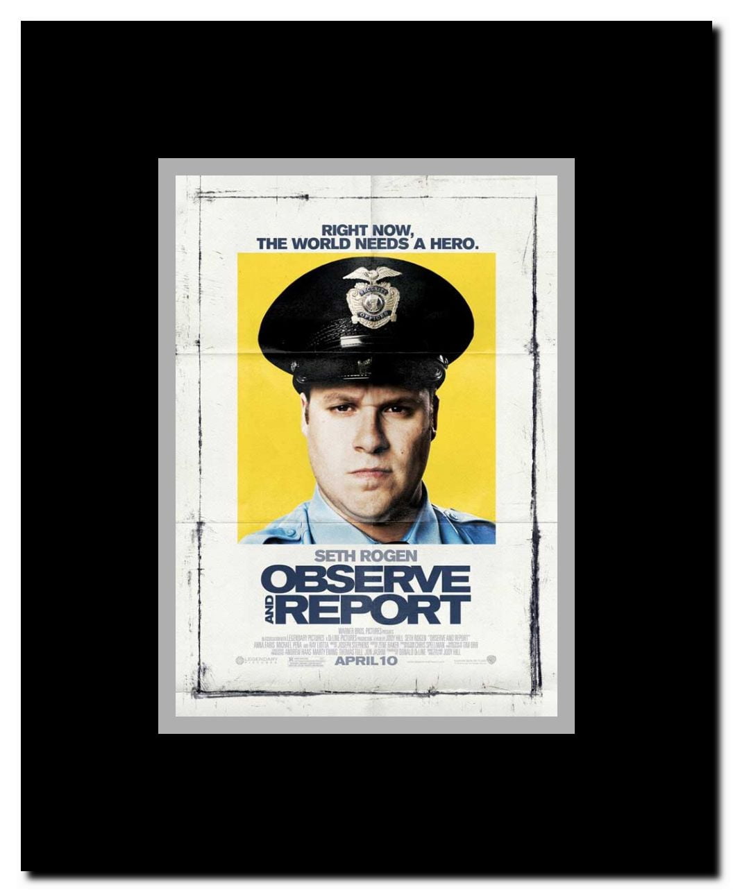 Observe and Report Framed Movie Poster